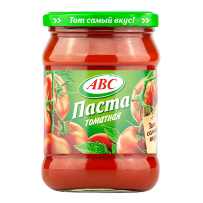 Паста томатная «АВС» несоленая  