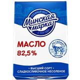 Масло сливочное «Минская марка» 82,5% несоленое