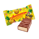 Конфеты вафельные «Ананаскин» кремовая начинка