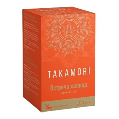 Чай черный «Takamori» встреча солнца