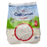Творог рассыпчатый «Савушкин» 9%