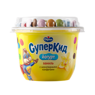 Йогурт «СуперКид» 2% ваниль с шоколадными конфетами - Мир Продуктов №4