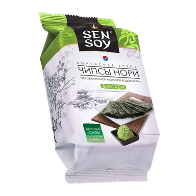 Чипсы нори «SEN SOY» васаби