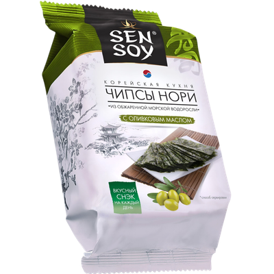 Чипсы нори «SEN SOY» с оливковым маслом