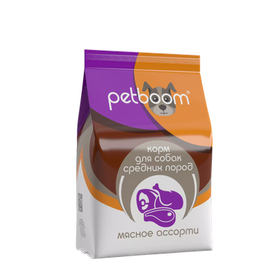 Корм для собак «petboom» мясное ассорти