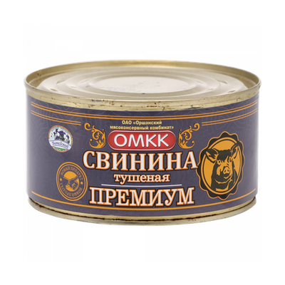 Консервы мясные «Свинина Премиум» тушеная