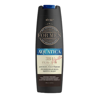 Гель для душа «Витэкс for Men» ледниковая вода и цитрус юдзу