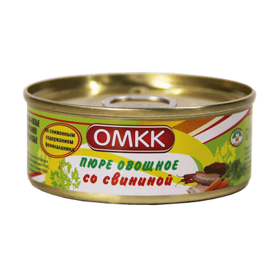 Консервы растительно-мясные «ОМКК»  пюре овощное со свининой