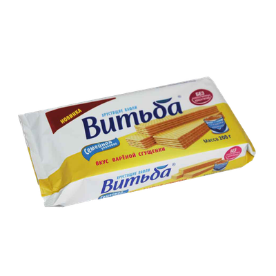 Вафли хрустящие «Витьба» вкус вареной сгущенки