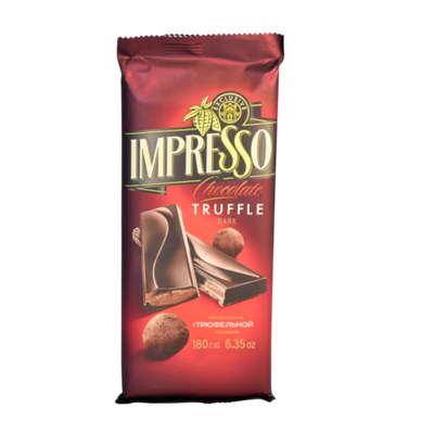 Шоколад темный «Impresso» с трюфельной начинкой