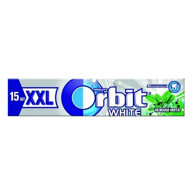 Жевательная резинка «Orbit» White нежная мята