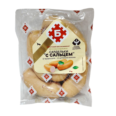 Сардельки вареные «С сальцем» в/с