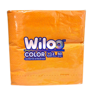 Салфетки «Wiloo» color 2 слоя 50 шт - Мир Продуктов №3