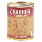 Консервы мясные «Свинина тушеная» 1сорт 