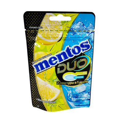 Драже жевательные «Mentos DUO» цитрус-лимонад