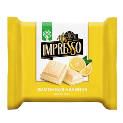 Шоколад белый «IMPRESSO» лимон