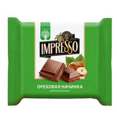 Шоколад молочный «IMPRESSO» орех