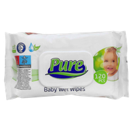 Салфетки влажные для детей «Pure» мягкое прикосновение - Мир Продуктов №3