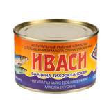 Консервы рыбные «Сардина тихоокеанская» иваси