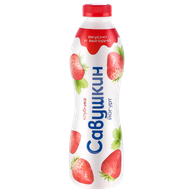Йогурт «Савушкин» 1% клубника - Мир Продуктов №4
