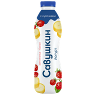 Йогурт «Савушкин» 2% земляника-банан - Мир Продуктов №4