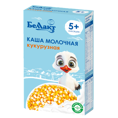 Каша молочная «Беллакт» кукурузная с 5 месяцев