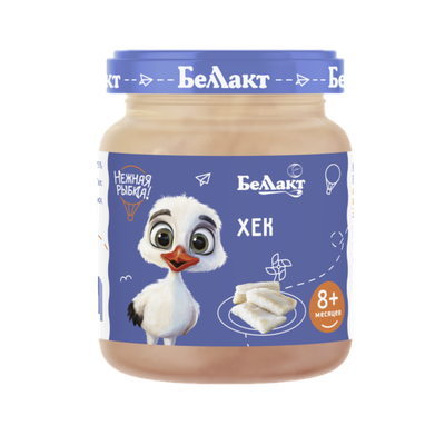 Пюре «Беллакт» из хека с 8 месяцев