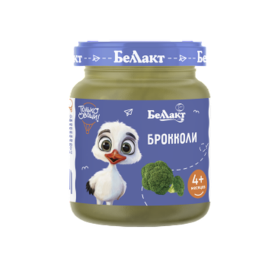 Пюре «Беллакт» из капусты брокколи с 4 месяцев