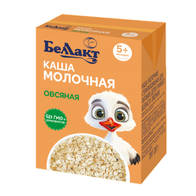 Каша молочная «Беллакт» овсяная для раннего возраста