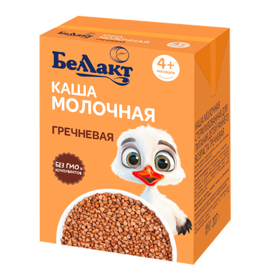 Каша молочная «Беллакт» гречневая для раннего возраста