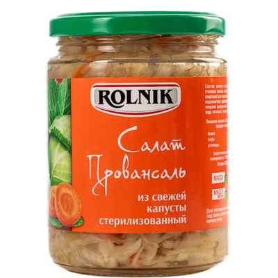 Салат провансаль «Rolnik» из сежей капусты