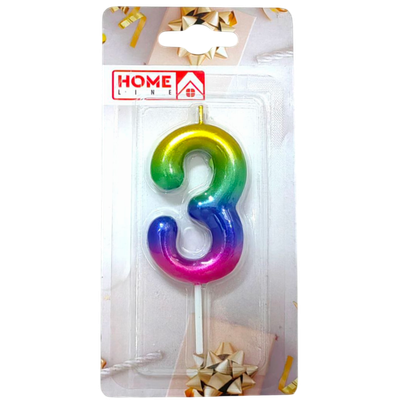Свеча для торта «Home Line» цифра 3