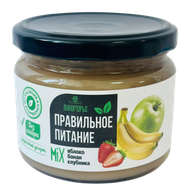 Десерт фруктовый «Лукоморье» яблоко-клубника-банан - Мир Продуктов №3