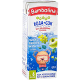 Напиток сокосодержащий «Bambolina» яблоко-виноград-мята
