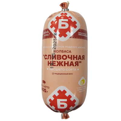 Колбаса вареная «Сливочная нежная» в/с