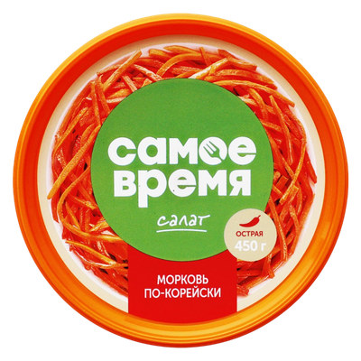 Морковь по-корейски «Самое время» острая