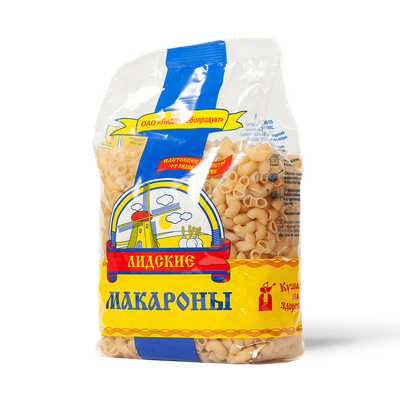 Макаронные изделия «Лидские» рожки рифленые гр.В