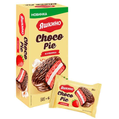 Изделие кондитерское «Choco Pie» клубничное