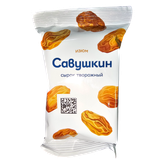 Сырок творожный «Савушкин» 9% с изюмом