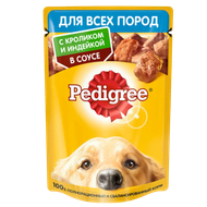 Корм для собак «Pedigree» кролик и индейка в соусе - Мир Продуктов №3