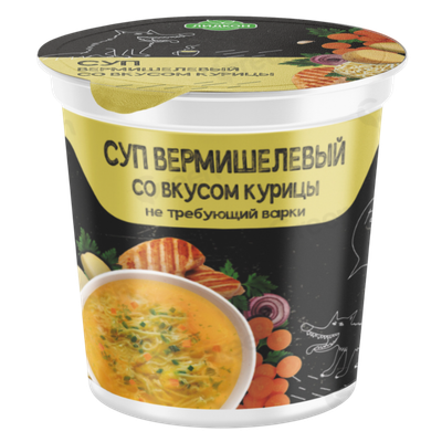 Суп вермишелевый «Лидкон» со вкусом курицы