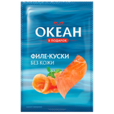 Форель радужная слабосоленая «Океан в подарок» филе-куски без кожи