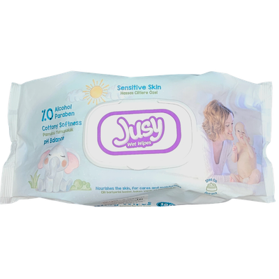 Салфетки влажные для детей «Jusy» 120шт