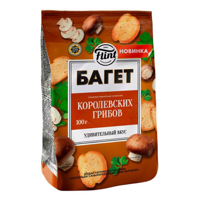 Сухарики «Flint багет» королевские грибы