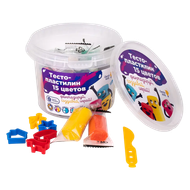 Тесто-пластилин «Genio kids» 15 цветов - Мир Продуктов №3