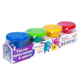 Тесто-пластилин «Genio kids» 4 цвета