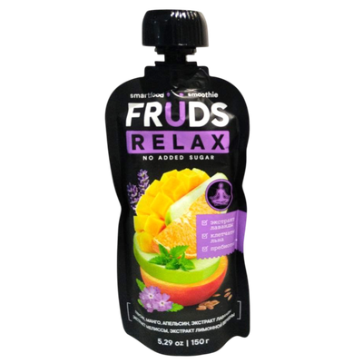 Пюре «Fruds Relax» ассорти фруктов и трав