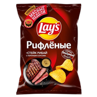 Чипсы «Lay's» стейк рибай с перечным соусом - Мир Продуктов №4