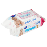 Салфетки влажные «Paddlers soft & cream» 120 шт