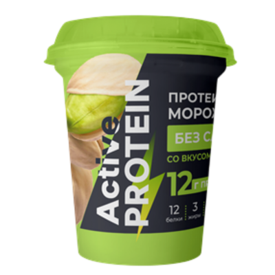 Мороженое протеиновое «Active Protein» без сахара фисташка